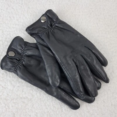 Wilsons 100% Leather Thinsulate Gloves Black Women's Size Large (run small) - Imagem 1 de 4
