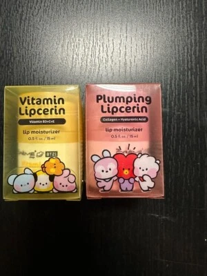 The Crème Shop meets BT21 minini Plumping,Vitamin Lipcerin