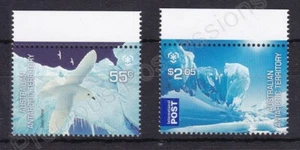AUSTRALIAN ANTARCTIC AAT MNH STAMP SET 2009 PRESERVE POLAR GLACIERS SG 190-191 - Picture 1 of 1