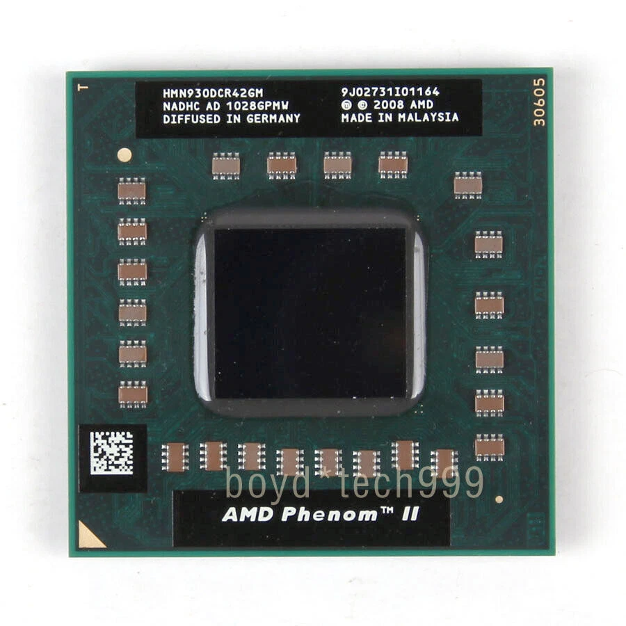 AMD Phenom II N930 CPU Quad-Core 2.0 GHz 2M 1800 MHz Socket S1 Processor - Image 1 of 1