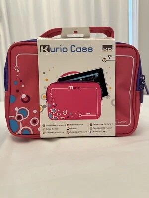 Kurio Case KD Interactive Pink  Travel Bag for 7" Tablet 2 Accessory Pockets - Image 1 of 2