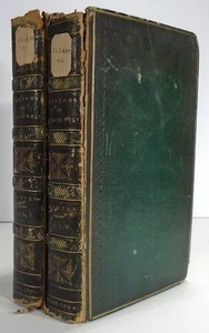ROBERT BURTON Anatomy of Melancholy 1806 Two Volumes Leather 11th Edition PLATES - Foto 1 di 6