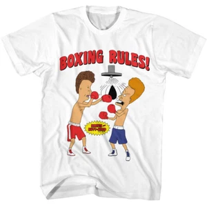 MTV Cartoon Classic Beavis And Butthead Boxen Regeln Mike Judge Herren T-Shirt - Bild 1 von 5