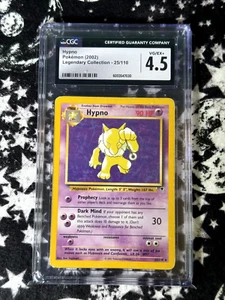CGC 4.5 (10) Pokémon 2002 Hypno 25/110 Colección Legendaria - ¡Carta Rara! - Imagen 1 de 2
