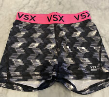 Victoria’s Secret VSX Running Gym Sports Tight Mini Shorts XS Pink Black White
