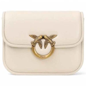 Fashion Bag PINKO LOVE BOX Women's Leather White - 104297-A26L-Z14Q - Picture 1 of 4