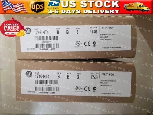 AB 1746-NT4 SER B SLC 500 PLC Input Module 1746-NT4 New Factory Sealed - Image 1 of 1