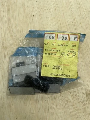 Correa de tirador de puerta GM Escutcheon Butler aluminio cepillado 84-87 El Camino CANTIDAD 8 Foto 1 de 2