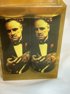 The Godfather Salt And Pepper Shakers Marlon Brando Vintage - Picture 1 of 7