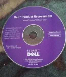 Dell Microsoft Windows 98 Second Edition Recovery CD - Picture 1 of 3