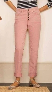BODEN girlfriend straight leg jeans SIZE UK 6P PINK T0370 BRAND NEW - Picture 1 of 5