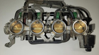 2008-2010 SUZUKI GSXR750 600 Throttle Body Assembly INTAKE FUEL INJECTORS - Imagem 1 de 4
