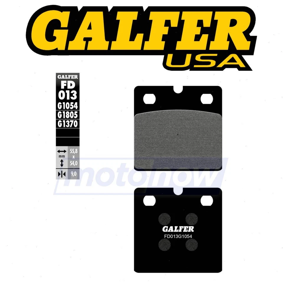 Galfer Brakes Rear Semi-Metallic Brake Pads for 2018 Indian Chief - Brake iu Foto 1 de 4