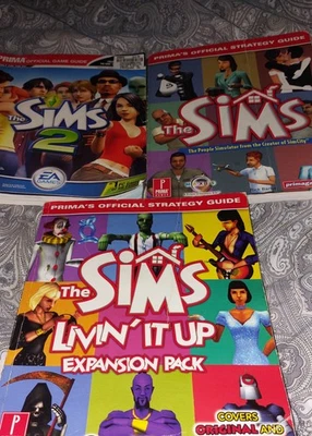 Set Of Sims Game Guides. See Pics For Faults Bur Doesn't Effect Use - Image 1 of 3