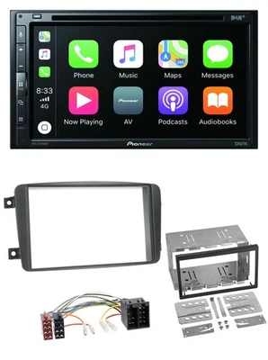 Pioneer DVD 2DIN MP3 DAB Bluetooth USB Autoradio für Mercedes C-Klasse Vito CLK - Bild 1 von 4