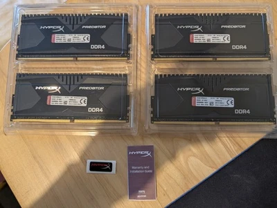 Kingston HyperX HX430C15PB2K4/16 DDR4 (X4 4GB) 16GB Memory - Image 1 of 2