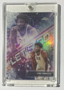 2024 Topps Chrome Joel Embiid Let's Go Insert SP Case Hit #LG-13 76ers MINT - Picture 1 of 2