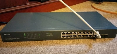 TP-LINK TL-SG1218MPE 18 Port Gigabit Easy Smart Switch with 16-Port PoE+ - Image 1 of 3