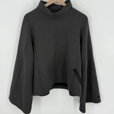 Nike Tech Pack Therma Fit ADV Gray Pullover Sweater Size L Bell Sleeve Foto 1 de 4