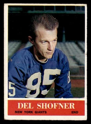 1964 Philadelphia #123 Del Shofner - Image 1 of 2