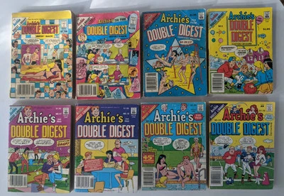 8 novelas gráficas de doble resumen de Archie's #4 #6 #8 #9 #17 #18 #30 #38 código de cómics Foto 1 de 2