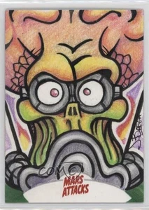 2013 Topps Mars Attacks! Inwazja 1/1 Jorge Baeza Auto Sketch 06bg - Zdjęcie 1 z 3