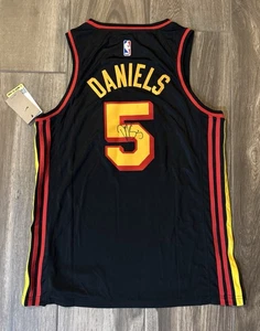 Dyson Daniels Signed Atlanta Hawks Jersey NBA Australia Pelicans Proof - Picture 1 of 6
