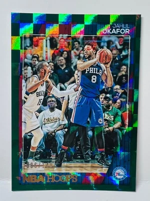 Aros NBA Jahlil Okafor 2016-17 verde Prizm Panini #1 #06/149 Foto 1 de 2