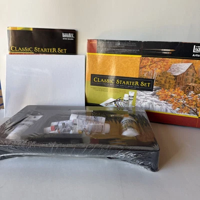 Liquitex акриловый стартовый набор #103200 кисти краски холст доска новый открытая коробка - Изображение 1 из 4