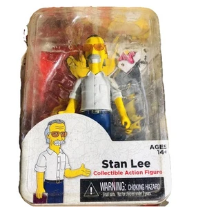 Figura Coleccionista Marvel’s Stan Lee Simpsons Plástico Sellado, Embalaje Dañado - Imagen 1 de 3