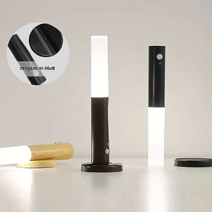 2pcs Motion Sensor LED Night Light Magnetic Wall Lamp USB Rechargeable Stick-On - Picture 1 of 12