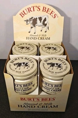 Burt's Bees Natural Almond & Milk Hand Cream 2 oz. with Display Box - 8 Bottles - Image 1 of 4