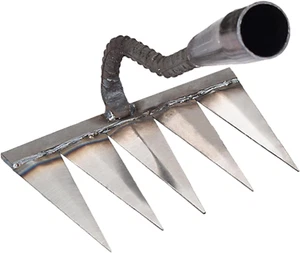 Garden Rake Sharp Durable Garden Weeding Tools Heavy Duty Iron Rake Gardening To - Picture 1 of 12