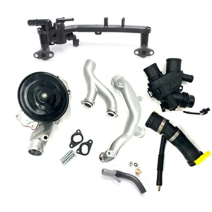 Engine Coolant Pipe Upgrade Thermostats Kit For Jaguar Land Rover 3.0 V6 5.0/ V8 - Picture 1 of 14