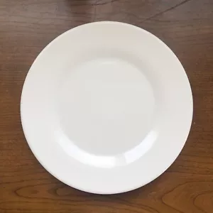 Arcoroc Zenix Round Wide Rim Salad Plate White 8" - Lot of 6 - Picture 1 of 6