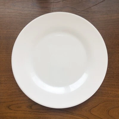 Plato de ensalada Arcoroc Zenix redondo borde ancho blanco 8" - Lote de 6 Foto 1 de 4