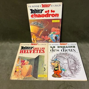 3 ASTERIX Books by R. Goscinny & A. Uderzo - French - Hardcover - Picture 1 of 34