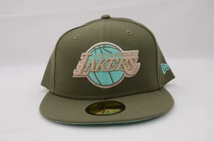 New Era Los Angeles Lakers NBA Mint Blush Hat Multiple Sizes New - Picture 1 of 5