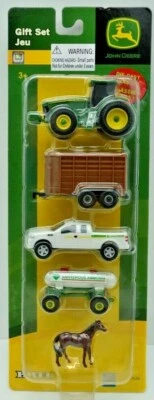 Conjunto de presente Ertl John Deere 37014 14 conjunto de presente NOVO no cartão 1/64 HO - Imagem 1 de 2