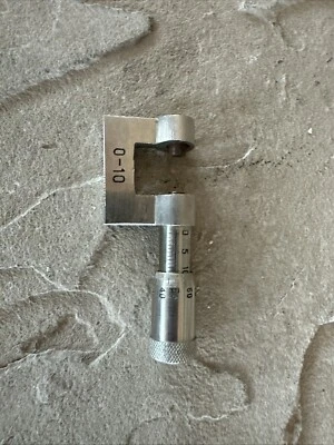 MICRÓMETRO RELOJEROS S. LaRose India Estate Vintage Limpio 0-10 Foto 1 de 2