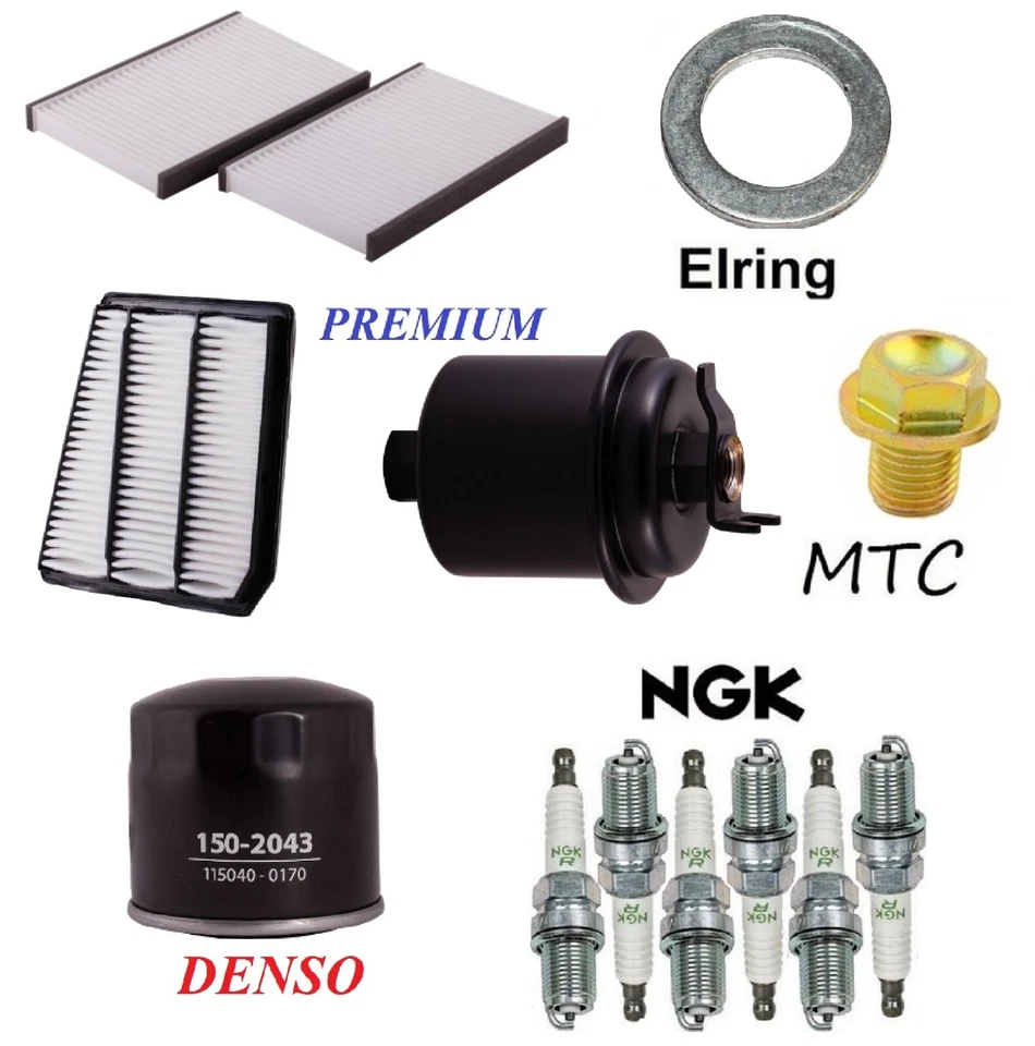 Настраиваемый комплект свечей зажигания и фильтров для Acura RL 3,5 л 2004 - Изображение 1 из 1