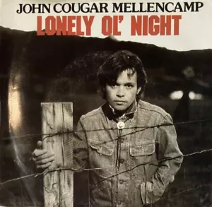 Lonely Ol' Night by John Cougar Mellencamp (Riva/PolyGram, 1985) Viny 45 - Picture 1 of 8