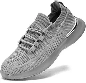 YZWUOWM Women's Walking Sneakers Running Tennis for Gym Sport  size 6.5 grey - Picture 1 of 1