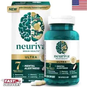 Neuriva Ultra Brain Health Mental Alertness Memory Focus 60 Capsules - Picture 1 of 1