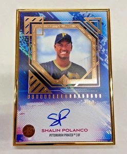 2021 Topps Bowman Certified Auto Issue Shalin Polanco Card BTA-SP #1/1 - Bild 1 von 3