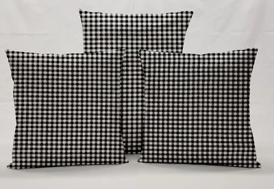 Funda de almohada / funda de almohada de guinga a cuadros (muchos tamaños) Foto 1 de 2