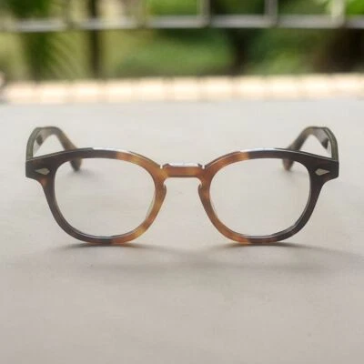 Johnny Depp tortoise eyeglasses men women acetate tortoise brown glasses frame - Image 1 of 4