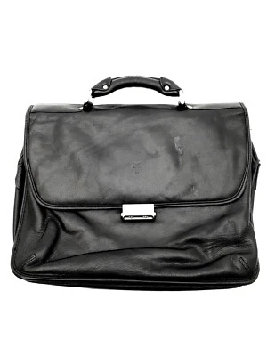 Frye Maletín con asa de cuero negro Bolso para portátil $495 Foto 1 de 4