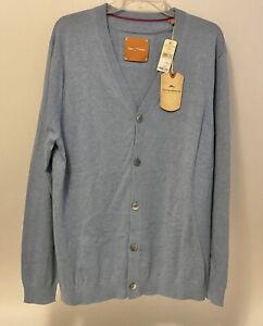 NEW Tommy Bahama Cardigan Retail $118 Cotton Cashmere