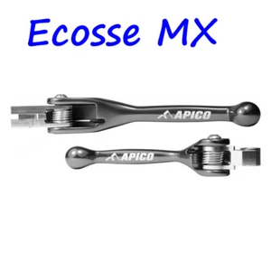KTM SX125 SX150 2016-2022 APICO grau Flexi Kupplung Bremshebel Set  - Bild 1 von 1